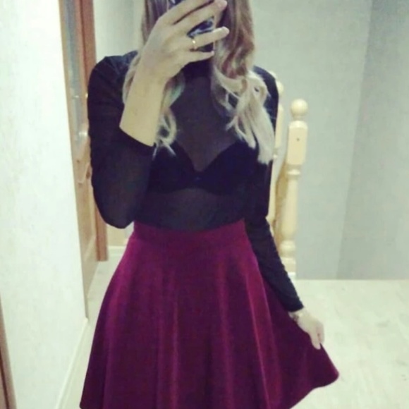 New with tags long sleeve sheer black shirt - Picture 6 of 8